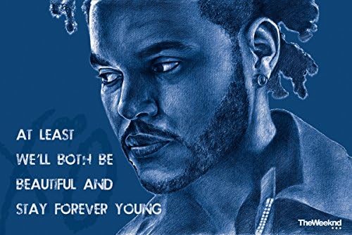 The Weeknd Quote 24x36 Poster