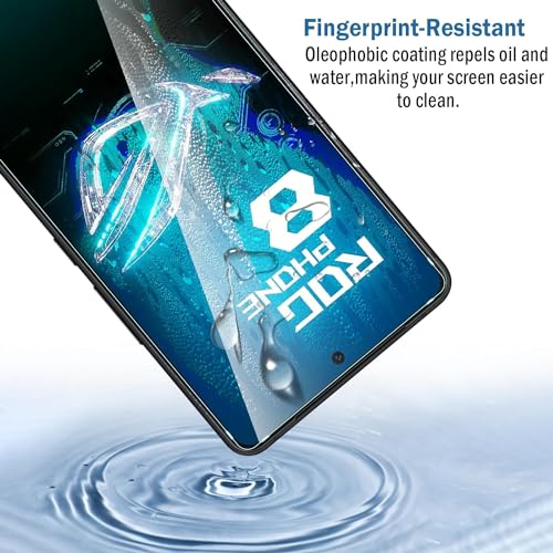 Image of STP FEEL Premium HD+ Tempered Glass Screen Protector Guard Compatible For Asus ROG Phone 8 5G / Phone 8 Pro 5G (6.78 Inch, Pack of 1) | Edge to Edge Coverage With Easy to installation kit