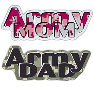 Crazy Sticker Guy Army Mom Army Dad Magnet Combo P