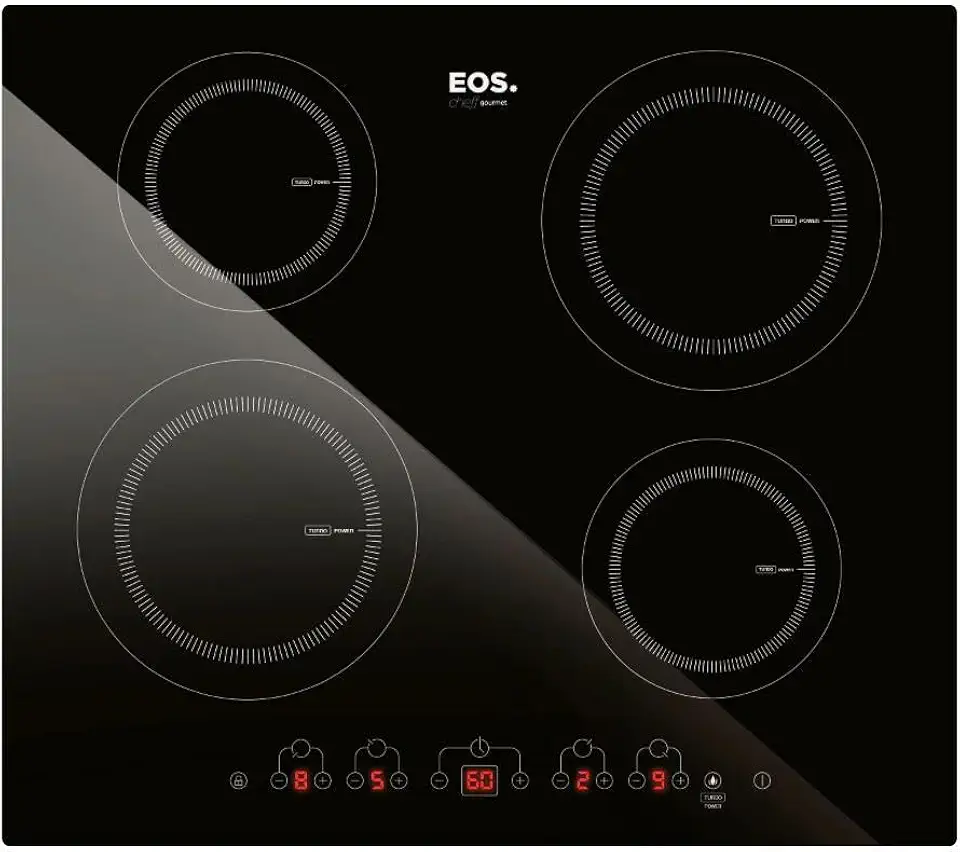 Cooktop de Indução Quatro Bocas Eos Eci04ep 220v