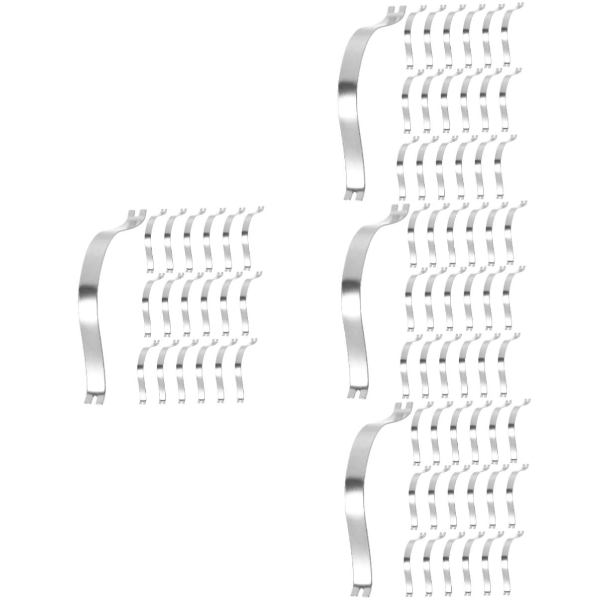 400pièces Clips De Cadre Photo Agrafes à Ressort Pour Fixation Invisible De Dessins Et Posters Outils De Bricolage Pratiques Pour Remplacement Facile Des Images