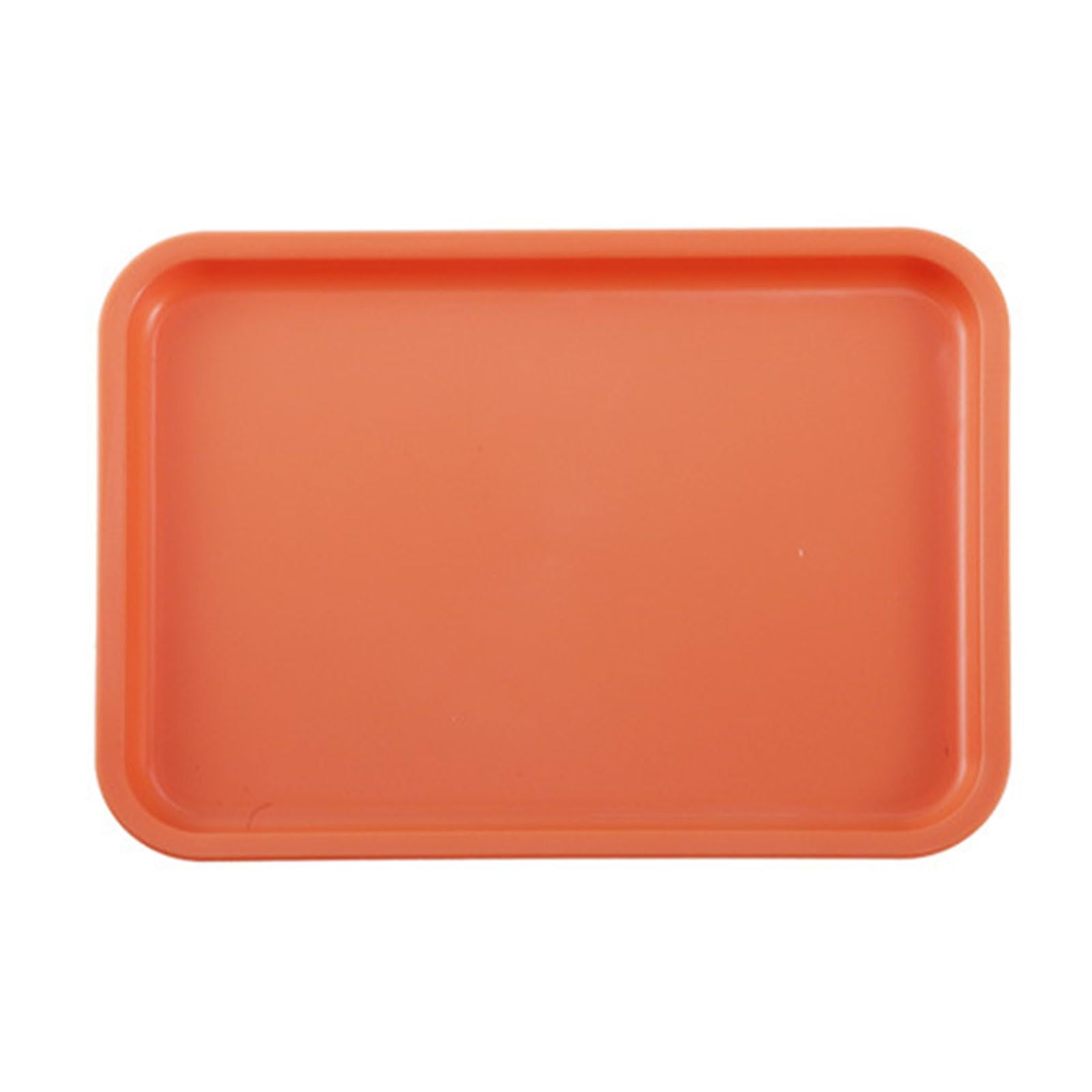 Ulafbwur Orange Tray Fruit Storage Tray Nordic Style Pack Food Rectangular Storage Plate For Living Room Cup Tea Tray Fruit Storage Tray