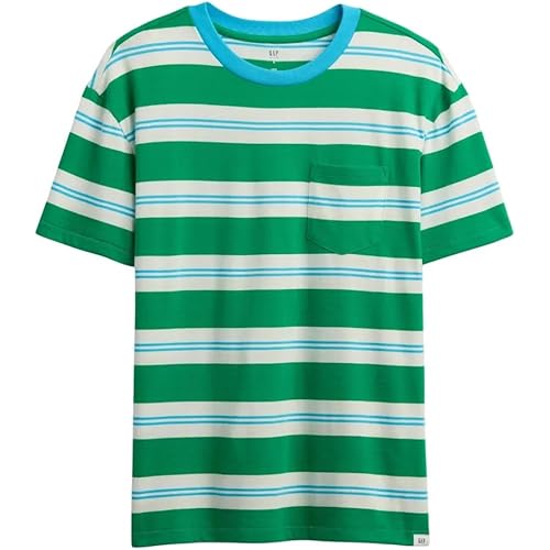 GAP Boys' Short Sleeve Crewneck Pocket Tee T-Shirt