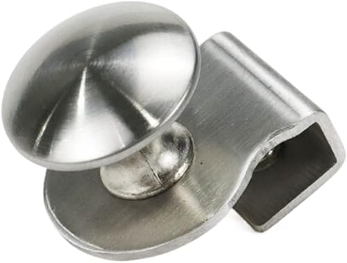Miniatura 6 de Bitray Manijas de puerta de cristal para ducha, clips de abrazadera, clip de puerta de vidrio plateado, manija de tirador para 0.197-0.315in de