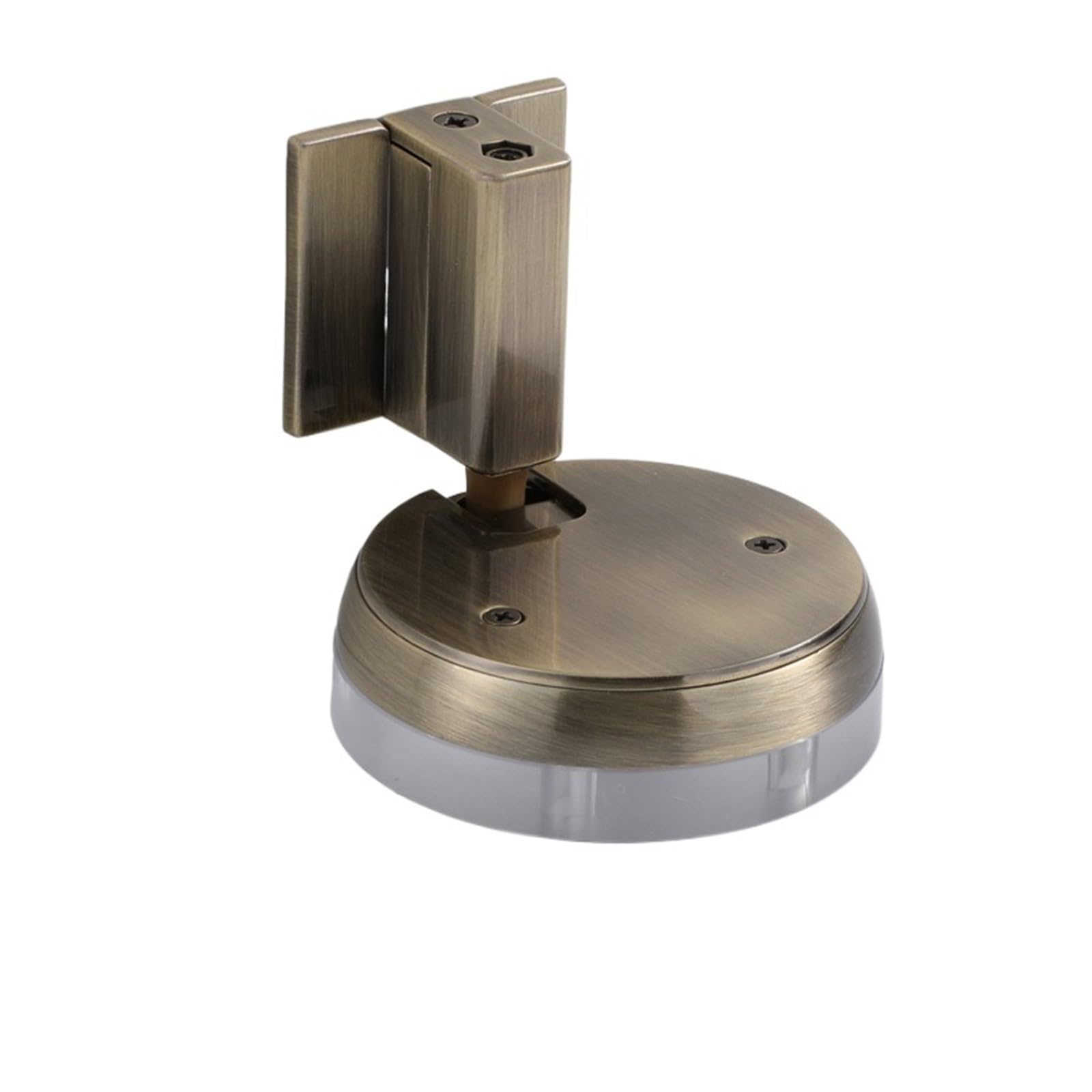 Door Stop Non-Punch Door Stop Water-Proof Zinc Alloy Stopper Holders Nail-Free Mechanical Doorstop Furniture(B - Green Bronze)