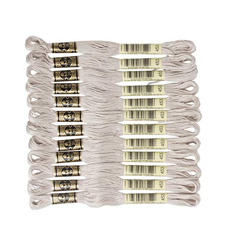 Image of DMC 6-Strand Embroidery Cotton Floss, Light Shell Grey