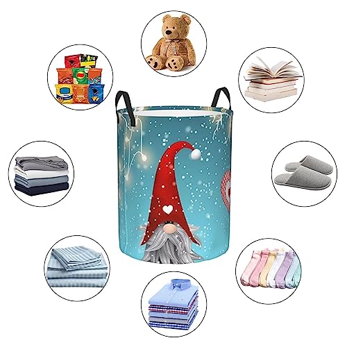 Grand panier à linge traditionnel de Noël étanche et pliable pour vêtements - 3