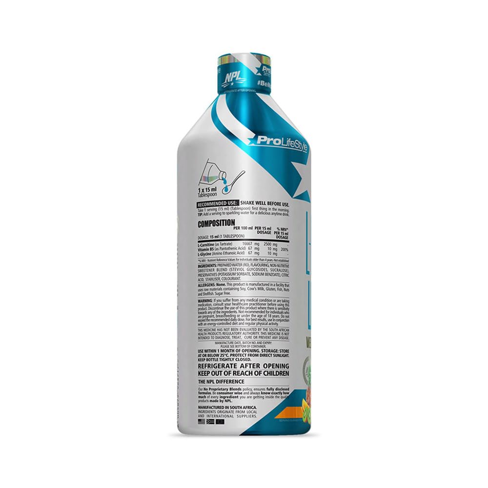 npl l carnitine Parker Naturals Concentrated L-Carnitine Liquid, 5000mg All Natural Ci main image 1