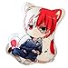 Produktbild ALTcompluser My Hero Academia Figuren Dekokissen/Zierkissen, Plüschpuppe Spielzeug Kissen, Weicher Flauschig Kissen Sofa Auto Dekoration Wohnkultur(Todoroki Shoto)