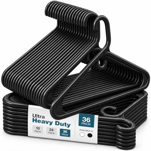 36 Pack Heavy Duty Clothes Hangers