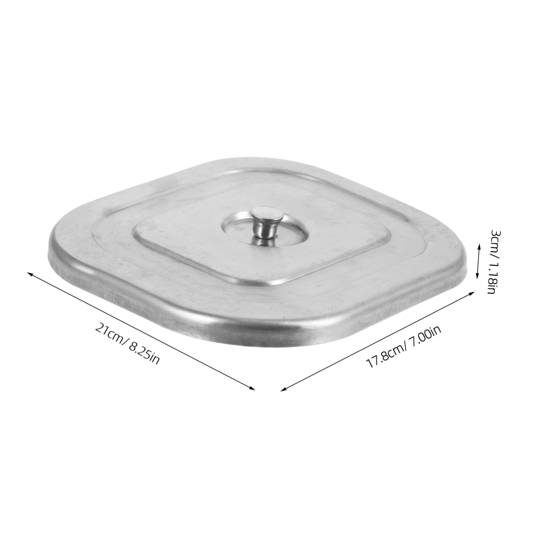 SOESFOUFU Trash Bin Lid Cover Recessed Design for Kitchen and Bathroom Space Saving Shape Easy Installation Efficient Garbage Management