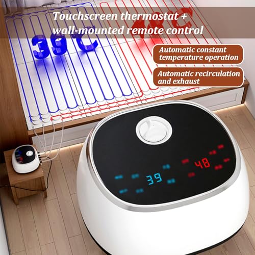 Calefactor Eléctrico Alfombra con Circulación de Agua 1600W miniatura 4