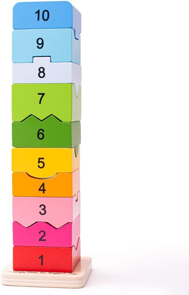 Bigjigs Toys Number Tower