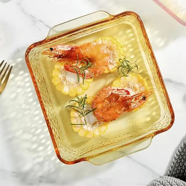 Buy GTR Glass Baking Tray Glass Oval Baking Dish Microwave Oven Safe