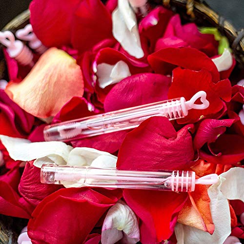 40-Piece White Mini Bubble Wands Wedding Party Favors for Kids, Christmas Birthday Favors, Wedding Favors, Bath, Summer Outdoor Gifts for Girls Boys; Easter Baskets, Stocking Stuffers For Kids - Thumbnail 4
