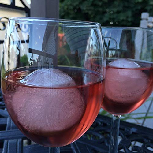 Chillz Ice Ball Maker Molds For Whiskey (4 X 1.78" Black 2Pk) #TOP1