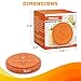 Enolvo Brown Sugar Keeper Bee - Terra Cotta Brown Sugar Saver, Disc to Maintain Food Moisture in Container, Softener Stone, Terracotta Bear Softener Alternative - 4Pack