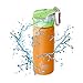 PracticFood Pack Bouteille Isotherme Laken Summit en Acier Inoxydable de 0,50 L, Double paroi de Vide, avec Mousqueton de 6 cm, Orange