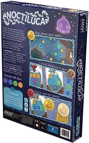 Z-Man Games Noctiluca Board Game - Dive into The Glowing Depths in This Colorful Dice Game! Strategy Game for Kids & Adults, Ages 8+, 1-4 Players, 30 Minute Playtime, Made - Image 7
