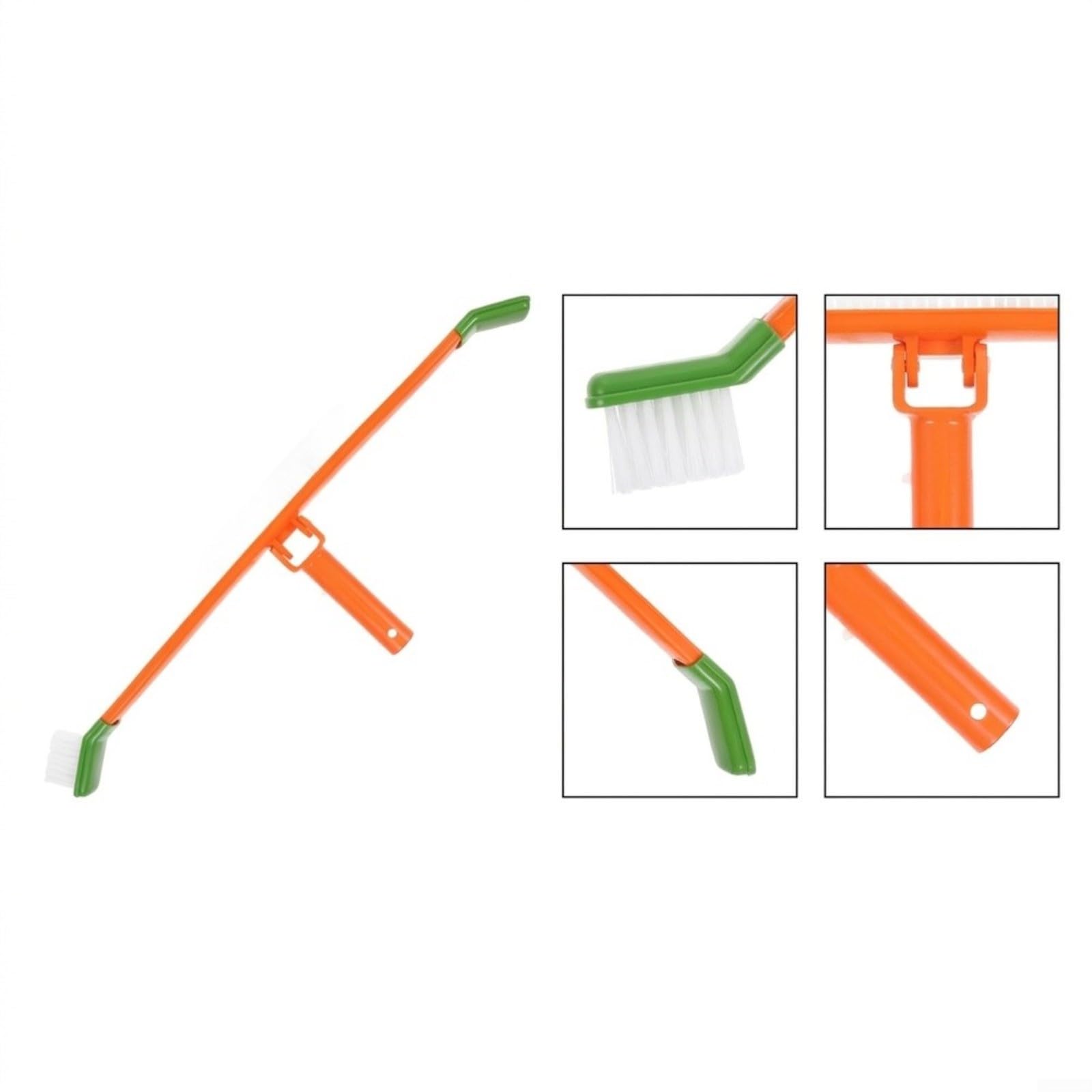 Spazzola curva per la pulizia della piscina, 60 cm, con accessori