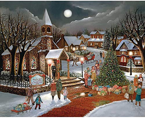 Bits and Pieces - 500 Piece Jigsaw Puzzle for Adults - Spirit of Christmas - 500 pc Winter, Holiday Jigsaw by Artist H. Hargrove Bits and Pieces - 500 Piece Jigsaw Puzzle for Adults - Spirit of Christmas - 500 pc Winter, Holiday Jigsaw by Artist H. Hargrove