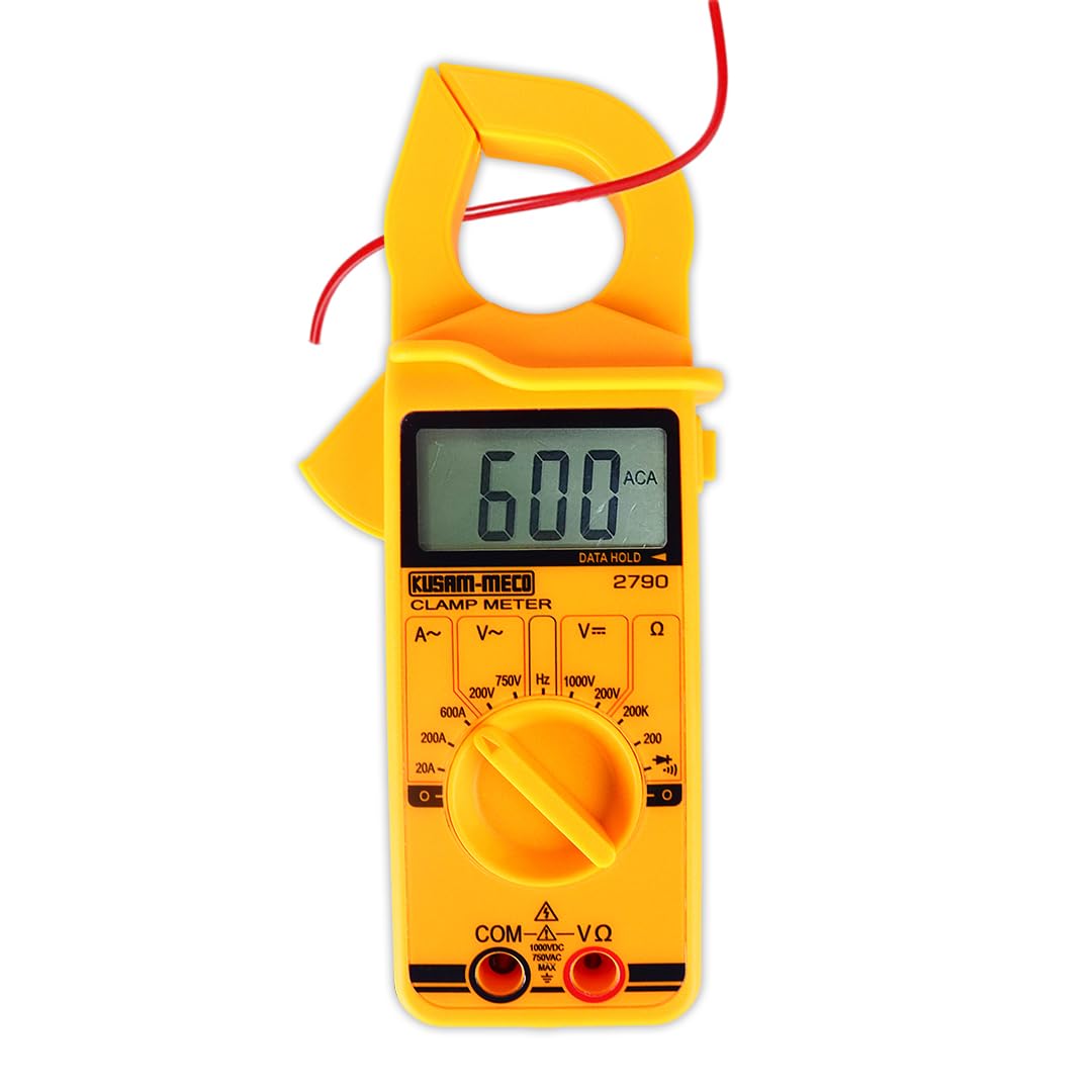 KUSAM-MECO 3½ Digits 2000 Counts Digital Clamp Meter |7 Functions, 12 Ranges| Easy To Operate| 1 Year Warranty (B0CP96RDHV) Amazon Price History, Amazon Price Tracker