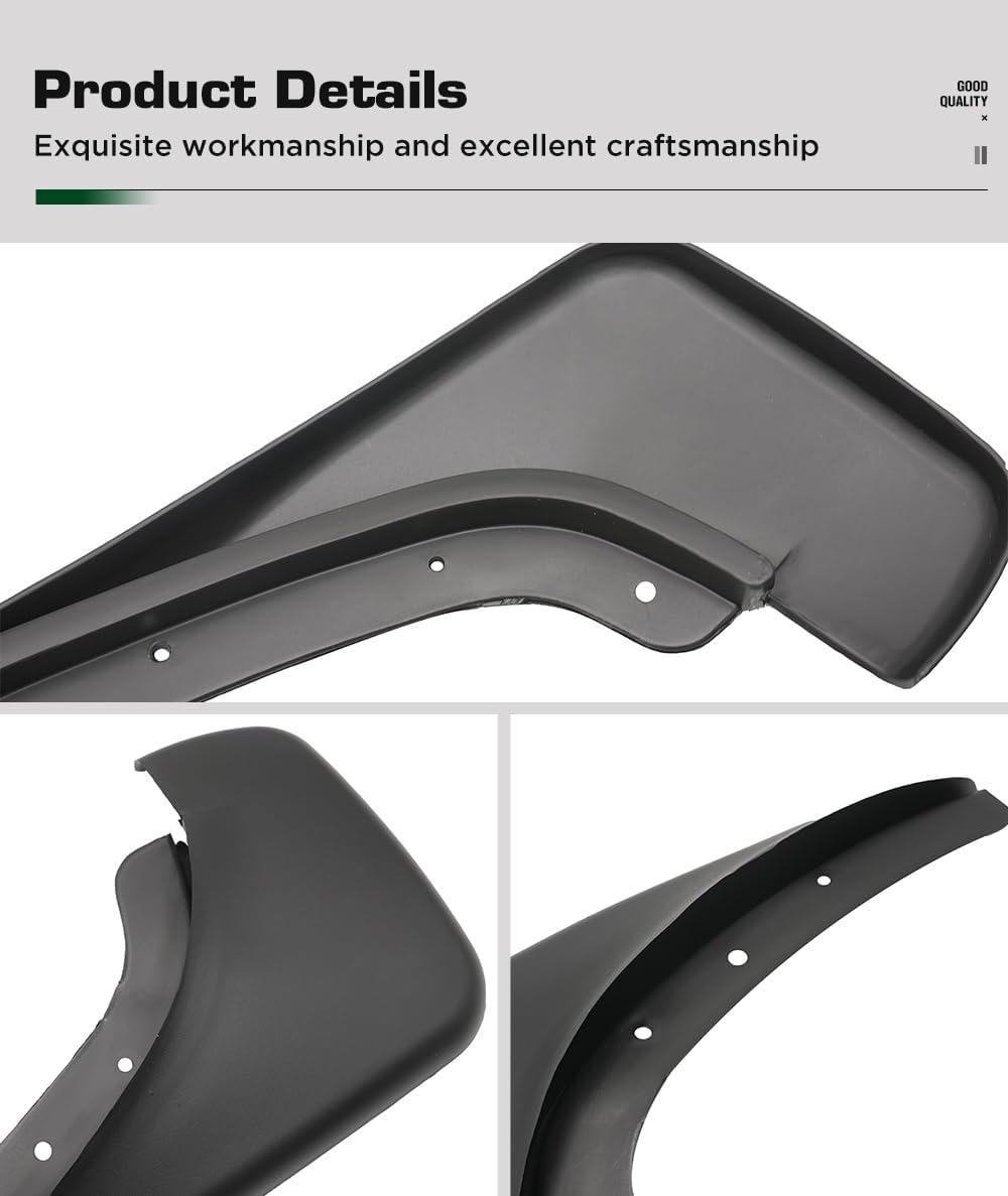 MIDOON 4PCS Car Mud Flaps Splash Guards Mudguards Car Mud Flaps Compatible with VW Golf Mk4 1998 1999 2000 2001 2002 2003 2004 2005