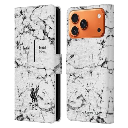 Étui iPhone 17 Pro Max Liverpool FC antichoc protège écran rabat portefeuille marbre personnalisé