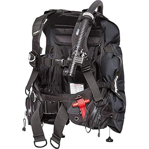 Zeagle Stiletto BC BCD Robustes Aufblasgewicht hinten Integrierter Taucher-Auftriebskompensator, kleine Taille 71,1-88,9 cm, Torso 35,6-45,7 cm, """" Cover