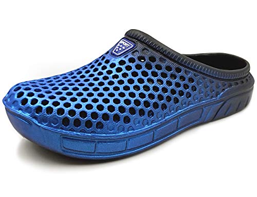 WBuffalo Aclimber Garden Clogs Sandal Color Black Blue Size 13.5-14.5 Women/11.5-12.5 Men