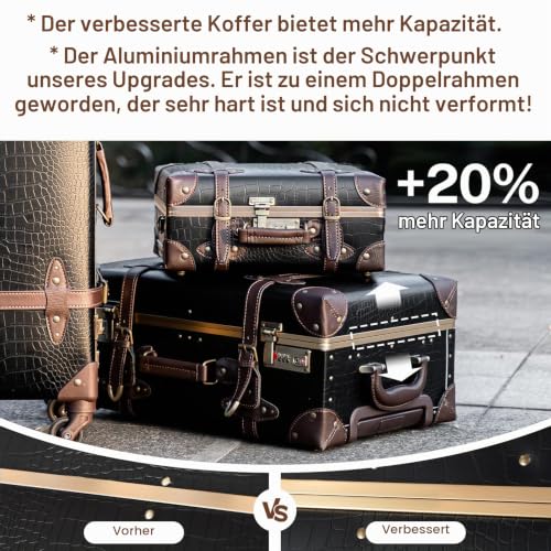Urecity Aluminum Frame Luggage Set