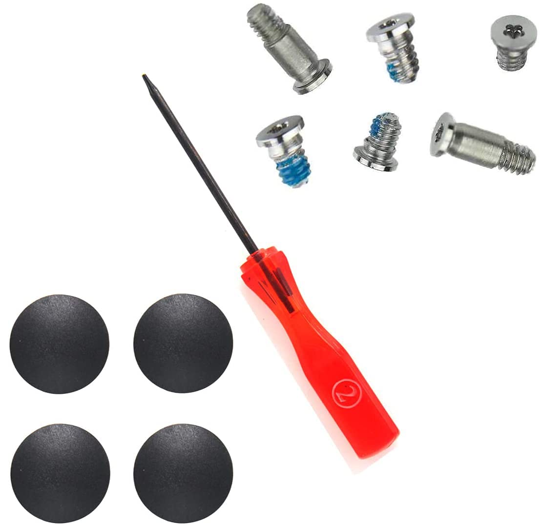 Padarsey Pentalobe Bottom Case Screws +4 Pack Rubber Case Feet+ Pentalobe Screwdriver for MacBook Retina 13” with Touch Bar A1706, A1989 and A2159 (Silver)-image-18