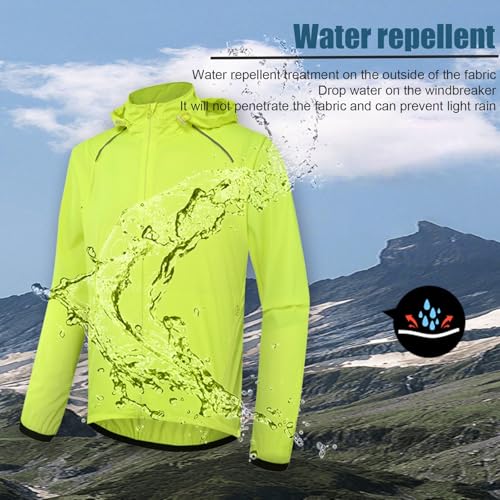 Chaqueta impermeable liviana con capucha y ajuste miniatura 4