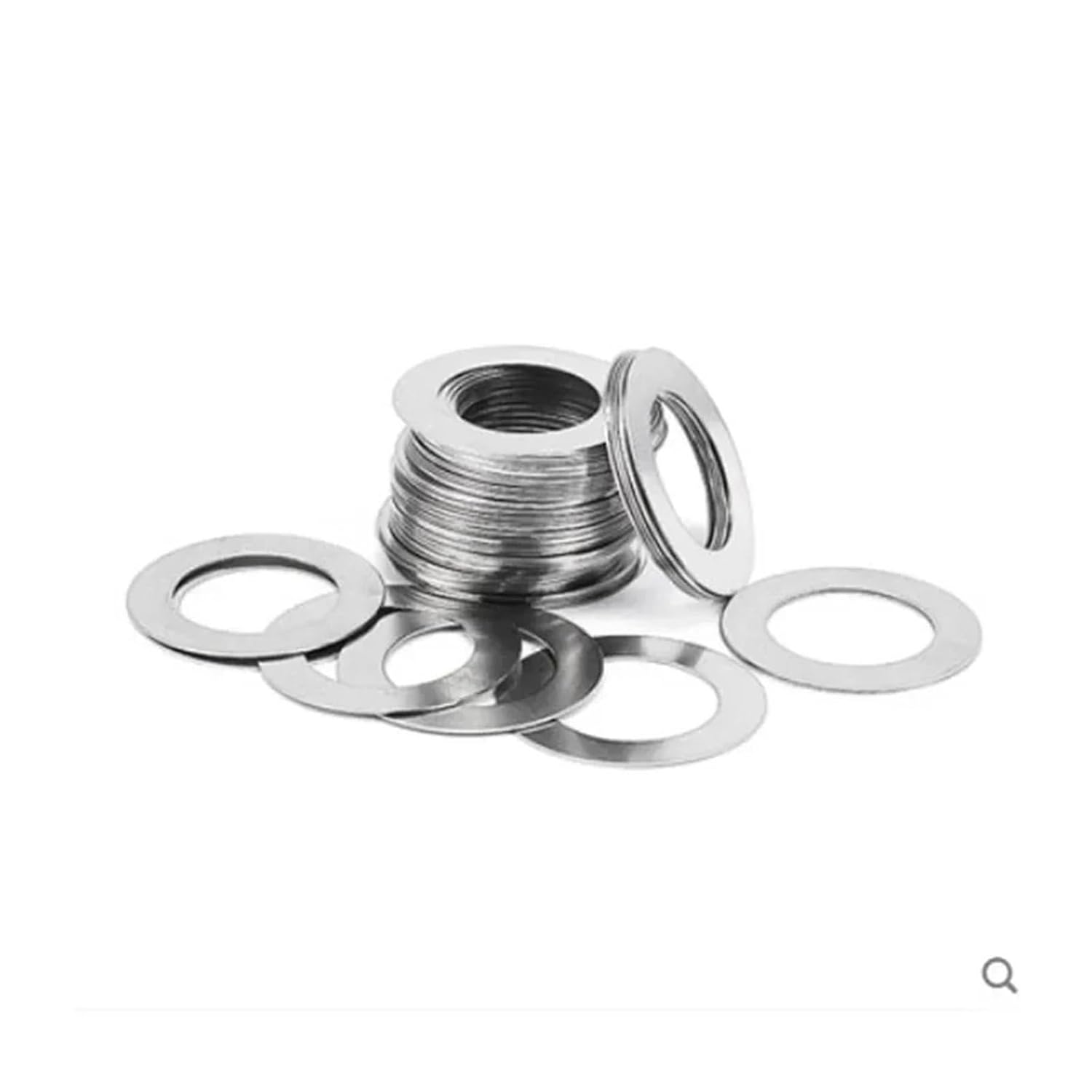 Stainless Steel Flat Washers, Stainless Steel Flat Washer M3 to M40 Thickness 0.1mm to Pack of 100 Pieces(0.1mm Thickness,M7x12 50pcs)