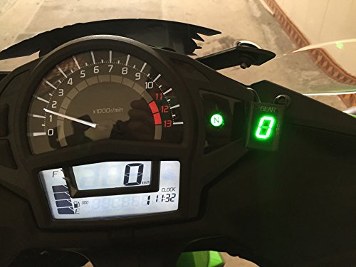 Idea Waterproof Motorcycle Gear Indicator Led Display For Yamaha (Green) #TOP3