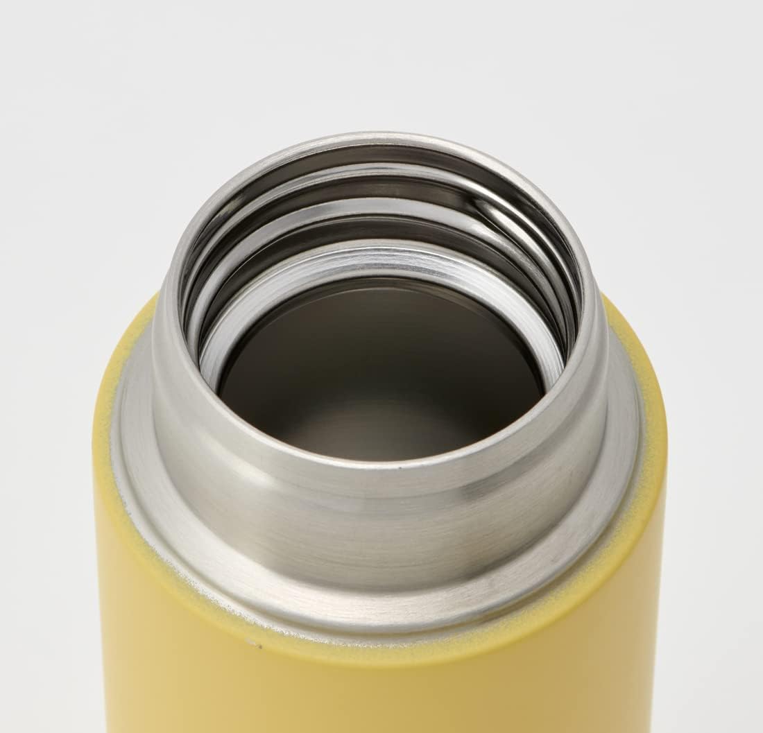 Skater STYL2-A Mug Bottle, Dull Yellow, 8.5 fl oz (250 ml), Ultra Lightweight, Stainless Steel Water Bottle