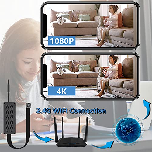 Mituut Spy Camera Hidden Camera Nanny Cam, Mini Camera 4K Ultra Hd With Wireless Wifi Camera, Portable Home Security Indoor Outdoor Small Camera #TOP1