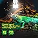 UVB Bulb for Reptiles, 5.0 13W UVB Light for Reptiles, Hygger zoo UVA UVB Reptile Light Bulb Reptile UVB Bulb UVB Light for Hermit Crab Snake Chameleon Reptile Lamp Terrarium Lamp for Tropical Reptile