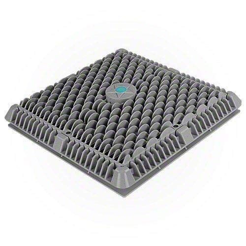 AquaStar WAV12WR105 12x12in VGB Wave with Riser Ring-Dark Gray