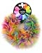 Touch of Nature 1-Piece Feather Fluffy Craft Boa for Arts and Crafts, 1-Yard, Bubble Gum Balls