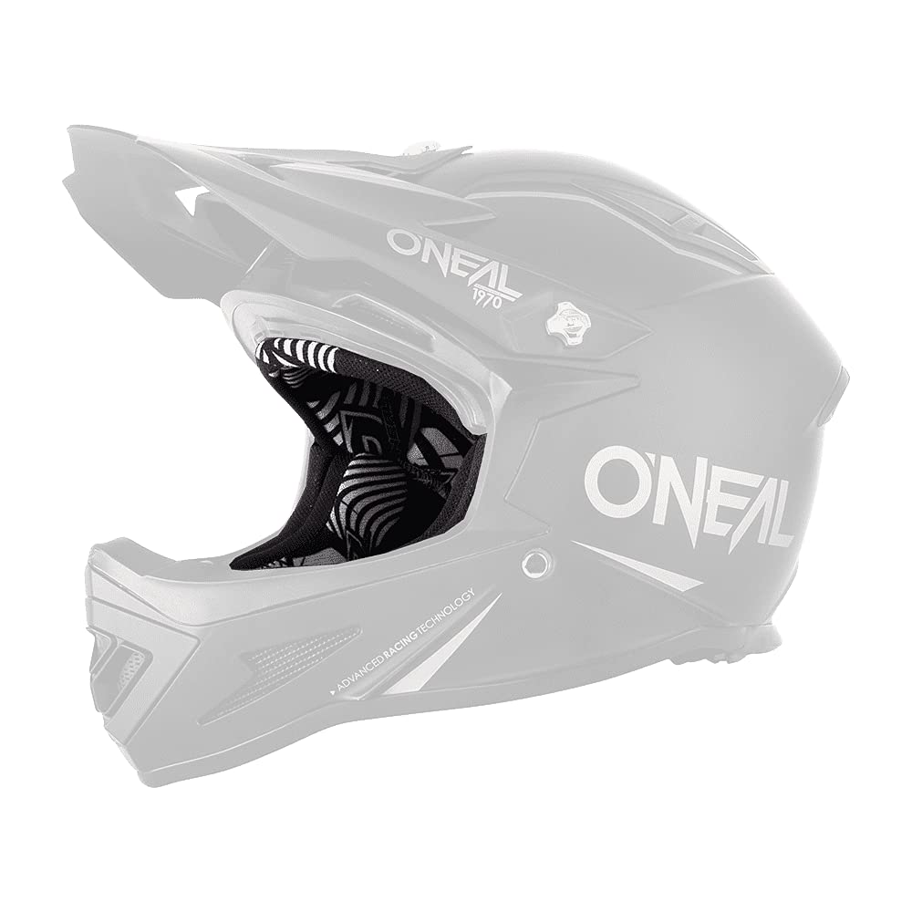 O'Neal Liner & Cheek Pads 1 Series Helm Innenfutter & Wangenpolster schwarz Oneal: Größe: XS (53-54cm