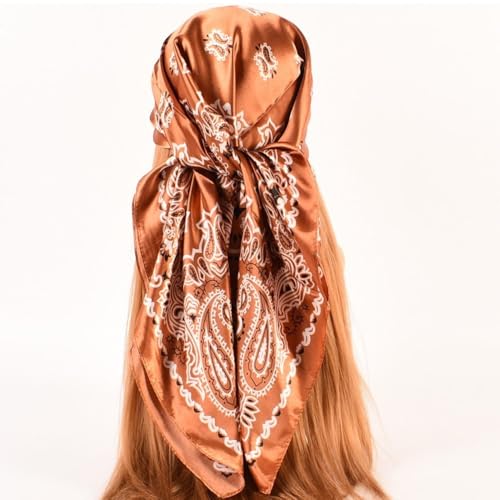Fashionable square headscarf for Unisex versatile daily accessories light and breathable suitable for all seasons3