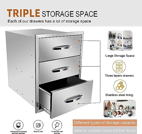 Outdoor-Kitchen-Drawers-18W-x-23H-x-23D-Inch-Flush-Mount-Access-BBQ-Drawers-BBQ-Island-Drawers-for-Outdoor-Kitchens-or-BBQ-Island-Patio-Grill-Station Outdoor Kitchen Drawers 18W x 23H x 23D Inch Flush Mount Access BBQ Drawers BBQ Island Drawers for Outdoor Kitchens or BBQ Island Patio Grill Station