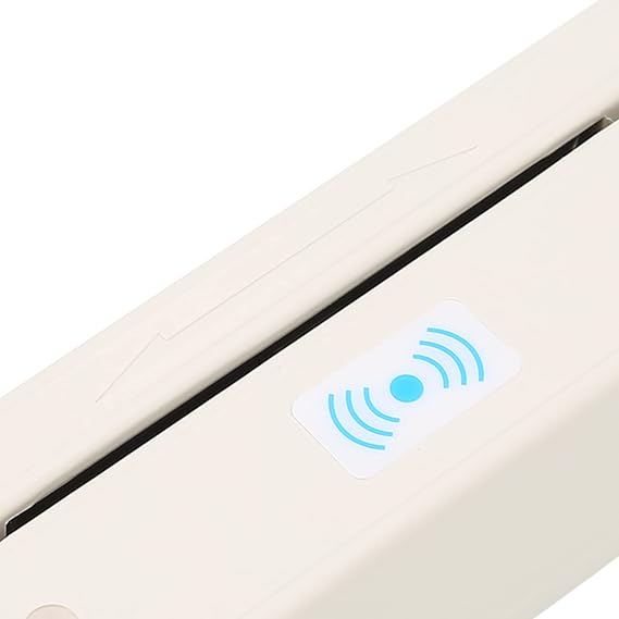 Card Swiper, Convenient Credit Card Skimmer, Light Weight USB Interface 2 Way Swiping Practical Reader for Banking System ID Authentication