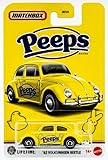 Matchbox '62 Volkswagen Beetle [Yellow] Marshmallow Candy Themed - 1:64 Scale Diecast Toy Vehicle