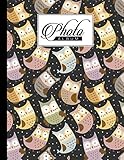 Photo Album: Cute Owls Photo Album, Large Photo Albums with Writing Space Memo, Extra Large Capacity Picture Album, Family, Baby, Wedding, Travel Photo Book, 120 Pages, Size 8.5' x 11'