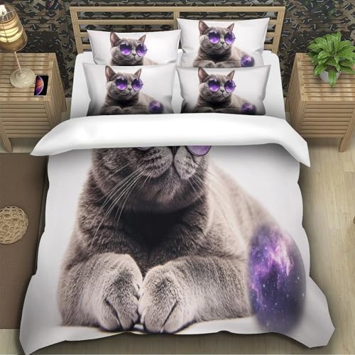 Housse de couette microfibre de qualité supérieure lit 140x200 cm