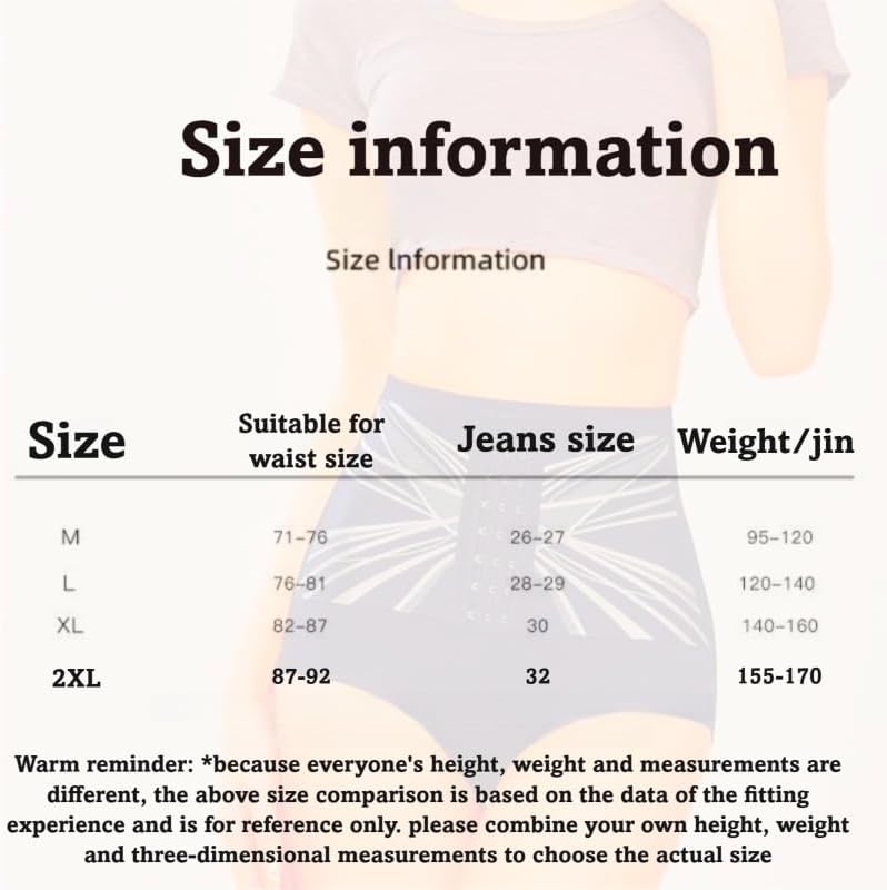 Women's High Waist Shaper Pants 3-Row Adjustable Hook Design Seamless Tummy Control Shorts For Lifting & Slimming