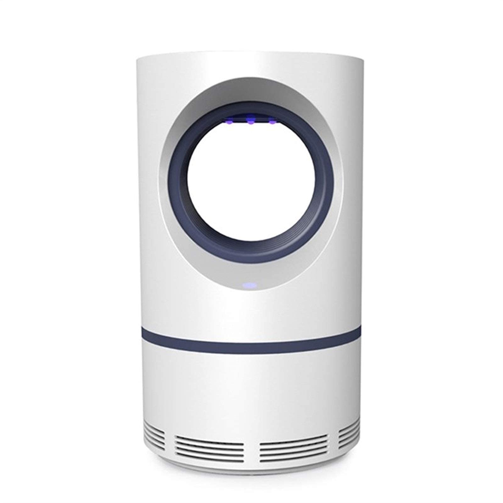 Mosquito Killer Repellente per zanzare Portatile all'aperto Trappola per zanzare Elettronico per Uso Domestico per orto (Color : White, Size : 12X21.5CM)