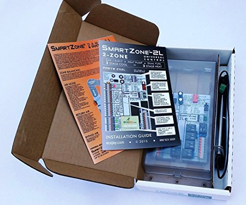 SmartZone-2L-2-Zone-Controller-KIT-w-Temperature-Sensor-Replace-Honewell-ewc-zonefirst-HVAC-Zone-Control-Panels